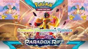 Pokemon SV:Paradox Rift Single Cards Commons/Uncommons/Trainers N/M MULTI-BUY!! - Picture 1 of 1