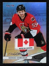 2012-13 Certified Mirror Ice Tag 1/1 Sergei Gonchar #55 Patch Tag 7ez