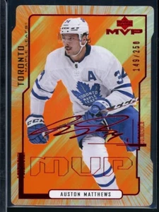 2020-21 Upper Deck MVP Colors and Contours #8 Auston Matthews 149/250 - Foto 1 di 2