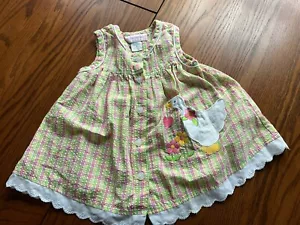 Vestido de pato de colección Samara niñas 2T a cuadros - Imagen 1 de 3