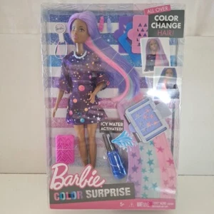 Barbie Color Surprise Puppe 2017 African American Change Hair Box Has Damage Look - Bild 1 von 15