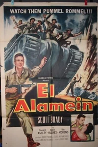 EL ALAMEIN Original 1953 1 Blatt Filmplakat Scott Brady Rita Moreno - Bild 1 von 4
