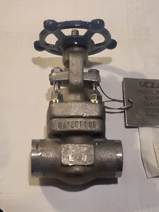 3/4" 800 Monel 400 Gate Valve - SW X NPT - S-2054B-19HM NO 4400 - Picture 1 of 3