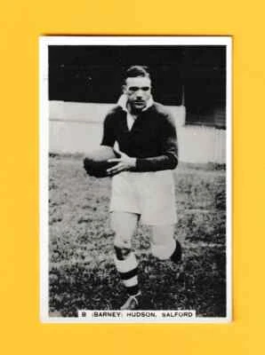 1935 J.A. Pattreiouex Sporting Events & Stars Barney Hudson Salford #80 (KCR) - Image 1 of 2