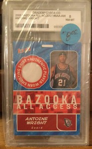 2005 Bazooka All-Access Relics #AW Antoine Wright