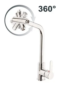 KIRCHHOFF ROTARI Spültischbatterie Spültischarmatur NEU 360° Schwenkkopf UVP 89€ - Bild 1 von 5