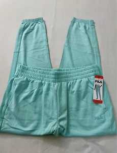 New FILA Ladies French Terry Jogger - Women’s XXL - Bluegreen - Picture 1 of 3