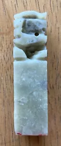 Sello de chuleta de artista de jade tallado de colección - Imagen 1 de 7