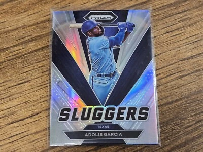 2022 Panini Prizm Adolis Garcia Sluggers Silver Prizm Nmmt - Image 1 of 3