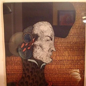 Seltene 1980 SAINT CLAIR CEMIN signierte Radierung Holz gerahmt Kunst 25/75 Vintage - Bild 1 von 9