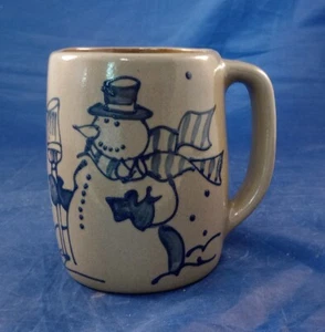 Vintage Beaumont Brothers Potter BBP Snowman Coffee Mug 4.5" - Picture 1 of 7