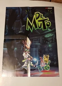 Dr. Muto 2-Sided Poster Justice League DC Comics Midway Gameboy Advance GBA - Picture 1 of 5