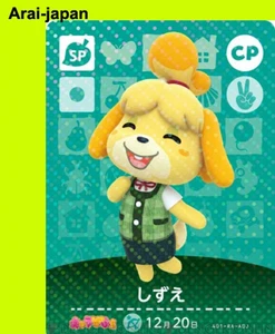 New Animal Crossing amiibo card Vol.1 Shizue CP Forest Happy home Isabelle - Picture 1 of 1