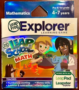LeapFrog LeapPad Explorer Learning: Leap School - Math, Leap Pad 1 2 3 Expl Ultr - Picture 1 of 4