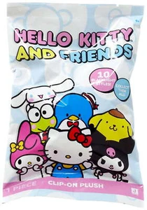 Hello Kitty and Friends Blacklight Style Clip-on Plush - 1 Blind Bag - Picture 1 of 1