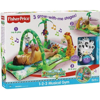 Fisher-Price - 1 2 3 Rainforest Musical Play Gym - Image 1 of 3