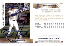 Dante Biasi Signed 2019 Choice Burlington Royals #5 Card Auto AU