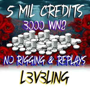 WoT World of Tanks 🔥 5 Millionen Credits Silber✅ 3000 WN8✅ EU/NA✅ NO RIGGING✅ - Bild 1 von 1
