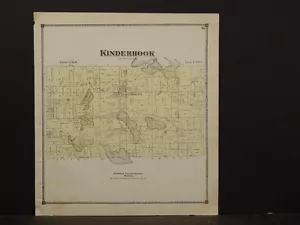Michigan, Branch County Karte, 1872, Kinderhook Township, Y3#35 - Bild 1 von 1