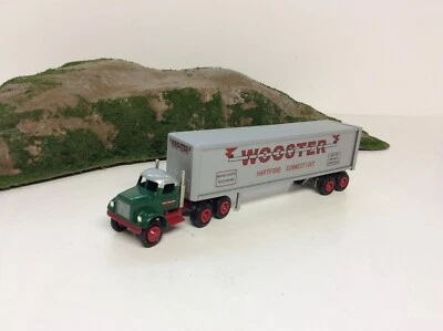 Winross White 9000 Wooster Express w/ Van Trailer. New in Box, Custom Made - Image 1 of 3