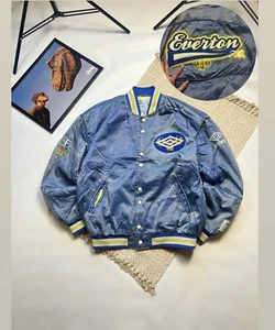 RARE VINTAGE EVERTON 1990/92 Umbro Bomber (XL) Player Issue Football Soccer 90s - Bild 1 von 9