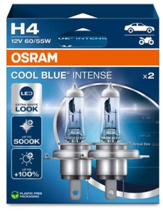 2x OSRAM H4 Cool Blue INTENSE 5000K NEW NextGen 2025 lampada 12V 60/55W P43t luce - Foto 1 di 2
