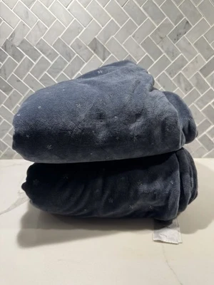 Pottery Barn Kids Lote de 2 Gamuza Felpa Cuna Manta Vellón Estrellas 30x40 En Acogedor Foto 1 de 3