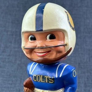 Vintage Baltimore Colts Bobblehead 1967 Nodder Gold Base Japan Football - Bild 1 von 23