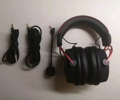 HyperX Cloud Alpha Red Over the Ear Pro Gaming Headset - Image 1 of 4