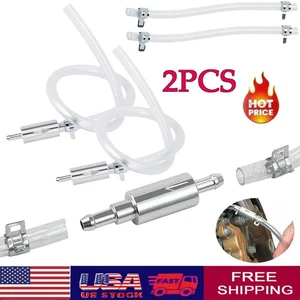 Kit de herramientas de sangrado de tubo de válvula unidireccional manguera purga freno embrague automóvil motocicleta EE. UU. - Imagen 1 de 9