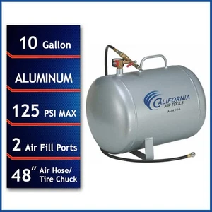 10 Gal. Lightweight Portable Aluminum Air Tank - Picture 1 of 7