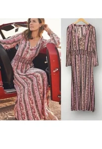 Soft Surroundings Esperanza Maxi Dress Size XL Long Sleeves Boho Festival Floral - Picture 1 of 7