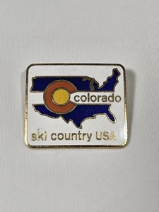 Spilla vintage Colorado Ski Country USA - Foto 1 di 3