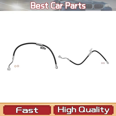 Manguera de freno de línea de freno delantera para Chevrolet C1500 1990 1989 1988 Foto 1 de 3