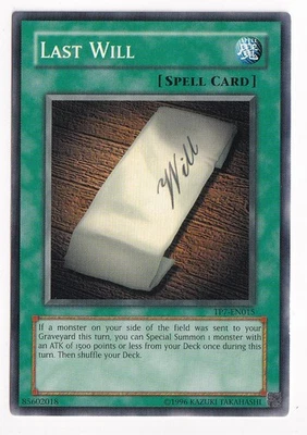 Last Will TP7-EN015 Tournament Pack 7 Unlimited (Dented) - Image 1 of 2