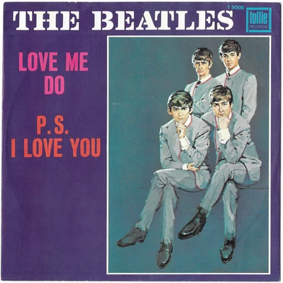 The Beatles Love Me Do / P.S. I Love You Tollie Records 45 w/ picture sleeve - Image 1 of 4