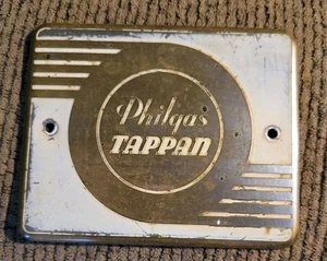 Rare Vintage PHILGAS TAPPAN Stove / Range Name Plate Badge Appliance Restoration - Bild 1 von 4