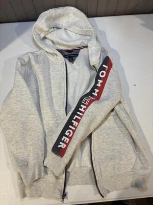 Sudadera con capucha y cremallera Tommy Hilfiger juvenil talla M 12/14 Foto 1 de 4