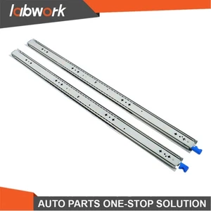 Labwork Heavy Duty 34" Drawer Slides With Lock 250lb Full Extension Ball Bearing - Picture 1 of 24