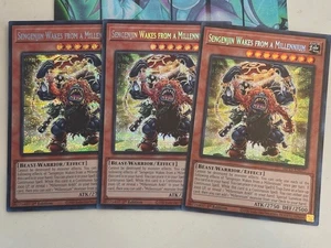 Yugioh 3x Sengenjin Wakes from a Millennium Prismatic Secret Rare MP25-EN077 - Picture 1 of 1