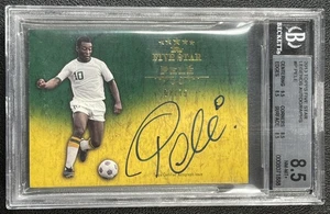 PELE BGS 8.5 2013 TOPPS FIVE STAR #FSA-P LEGENDS AUTOGRAPHS AUTO BRAZIL 68/75 - Picture 1 of 2
