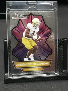 2021 Wild Card Alumination # ABC-20 Jeremiah Owusu-Koramoah Notre Dame Cleveland - Picture 1 of 2