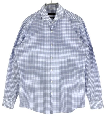 HUGO BOSS Uomo Slim Fit Facile Ferro Casual Formale Taglia M - 41 16 - Immagine 1 di 4