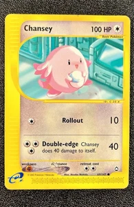 Juego de cartas coleccionables Pokémon Chansey - Serie E Aquapolis regular común 69/147 (2002) WoTC - Imagen 1 de 4
