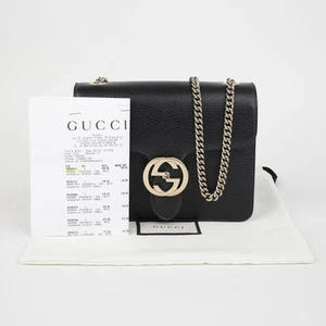 Gucci 510304 Interlocking Chain Shoulder Crossbody Bag 141513539 - Picture 1 of 12