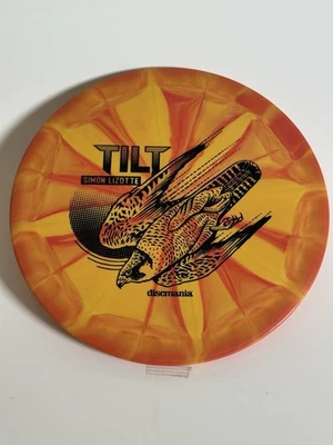 Lizotte Discmania Tilt Disc Stable Orange-yellow Disc Black Stamp Disc Golf - Image 1 of 2