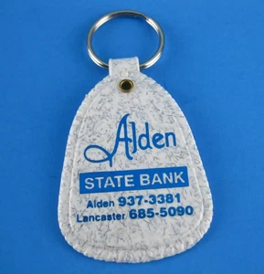 Alden State Bank Llavero Vintage Alden New York Lancaster NY Publicidad - Imagen 1 de 3