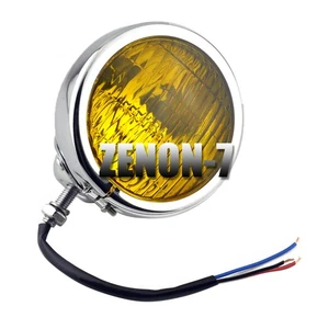 4.5" Halogen Sealed Beam Headlight Headlamp Spotlight For Harley Electra Glide - Picture 1 of 7