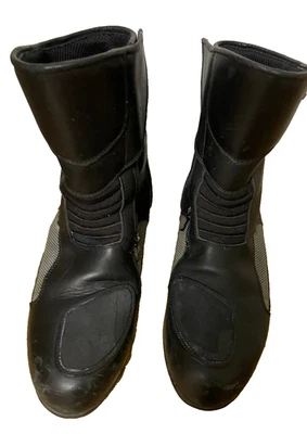 Botas de motocicleta BMW Motorrad All Round Gore Tex de cuero negras talla US 13 Foto 1 de 4
