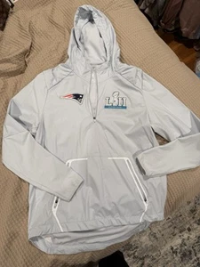 Nike New England Patriots NFL Superbowl 52 media day jacket 2018 M Size - Picture 1 of 8